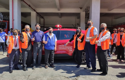 111.10.19永旭15號南投縣政府消防局災情勘查車捐贈儀式(圖)