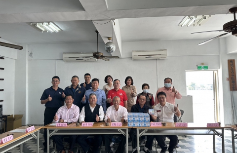 112.03.13高雄市政府消防局橋頭分隊住警器(500個)捐贈儀式(圖)